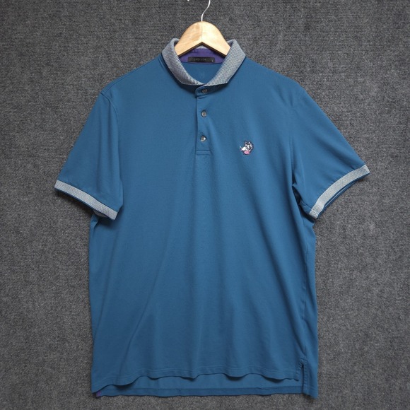 Greyson Other - Greyson Shirt Mens Large Blue Performance Golf Casual Polo Short Sleeve Preppy